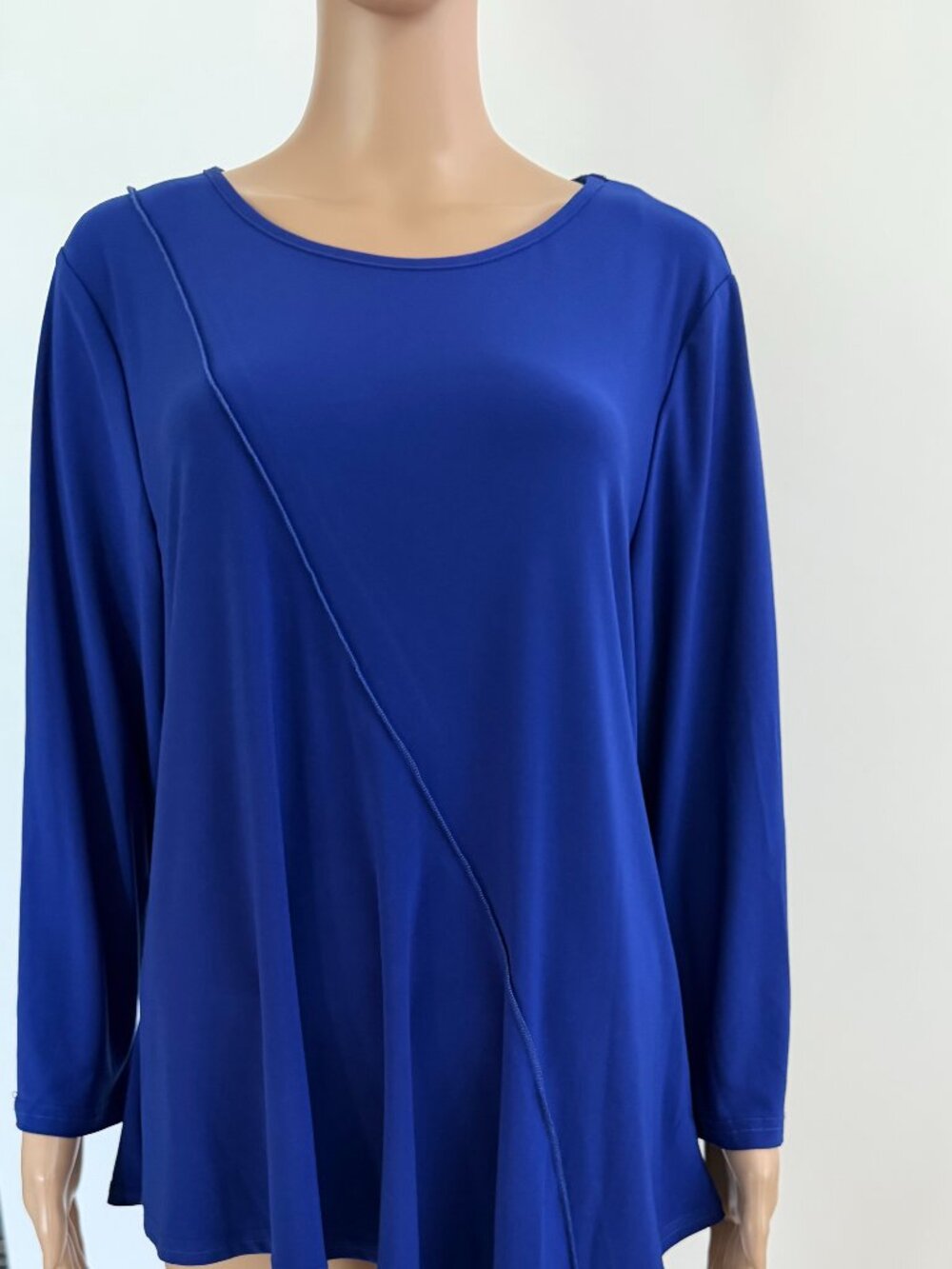 YUSHI- NWT YAMA Royal Blue Lagenlook  Size Small